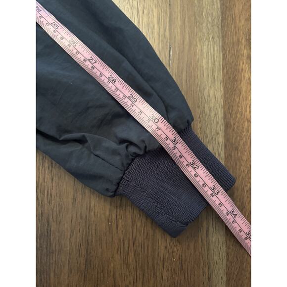 Vintage Blue & Teal Moet Champagne Stakes Nylon Jacket Auburn Sportswear USA XL - Picture 8 of 8